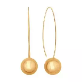 Серьги из красного золота 026786