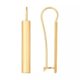 Серьги из красного золота 026888