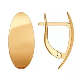 Серьги из красного золота 027196