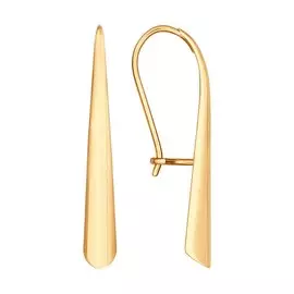 Серьги из красного золота 027431-4