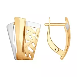 Серьги из красного золота 027863