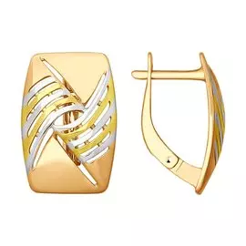 Серьги из красного золота 027933