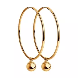 Серьги из красного золота 028391