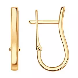 Серьги из красного золота 029073