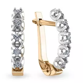 Серьги из красного золота 0601572