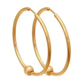 Серьги из красного золота 140113