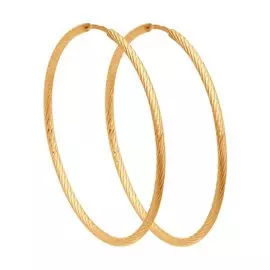 Серьги из красного золота 140143