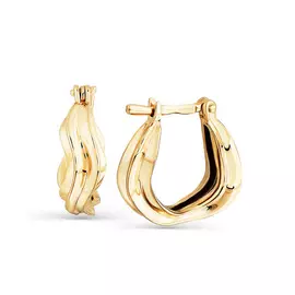 Серьги из красного золота 2000043