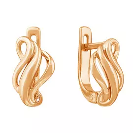 Серьги из красного золота 20-0223-11-00