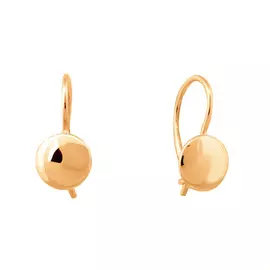 Серьги из красного золота 20-1252-11-00