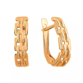 Серьги из красного золота 20-1834-11-00
