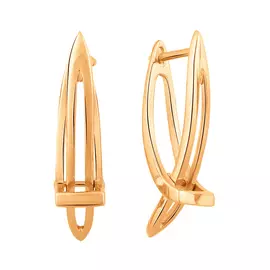 Серьги из красного золота 20-1893-11-00