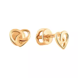 Серьги из красного золота 20-1962-11-00