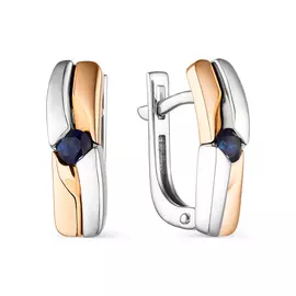 Серьги из красного золота 23729-102