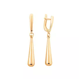 Серьги из красного золота 25-0533-11-00