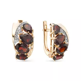 Серьги из красного золота 8768-2