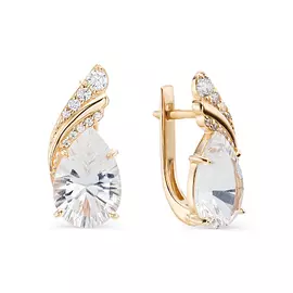 Серьги из красного золота 8786-2