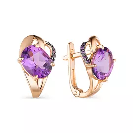 Серьги из красного золота 8988-2