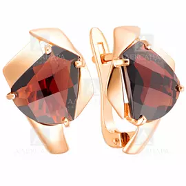 Серьги из красного золота кл2825а-34
