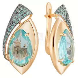 Серьги из красного золота кл3123а-58