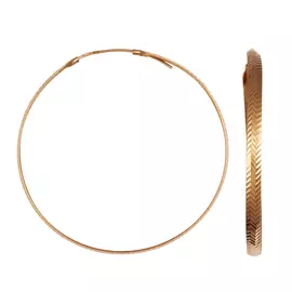 Серьги из красного золота с алмазной огранкой 72067