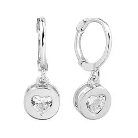 Серьги из серебра с фианитами И2-1510-23-01