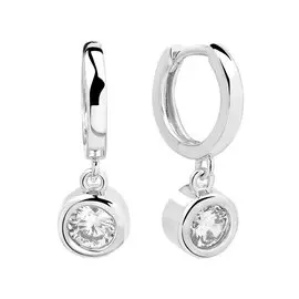 Серьги из серебра с фианитами И2-1511-23-01