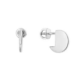 Серьги из серебра с фианитами с родированием 21-1798-23-01