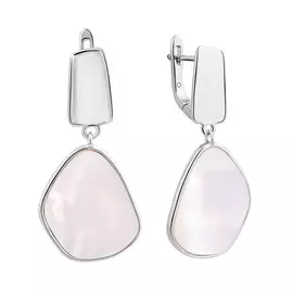 Серьги из серебра с перламутрами И2-1153-23-61