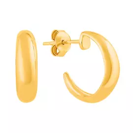 Серьги из серебра с позолотой И2-1244-27-00