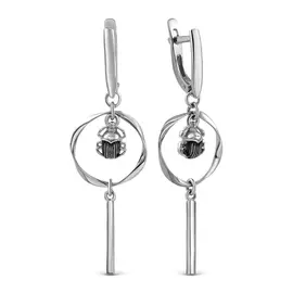 Серьги из серебра с родированием 2348404726рчр