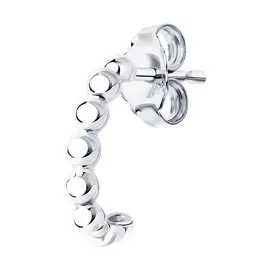 Серьги из серебра с родированием 94170134