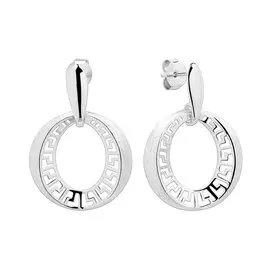 Серьги из серебра с родированием И2-1525-23-00