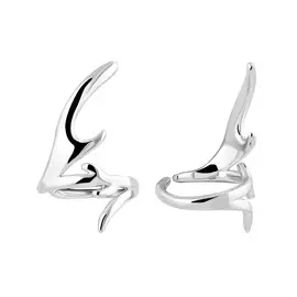 Серьги из серебра с родированием И2-841-23-00