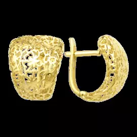 Серьги из желтого золота 001432-4000