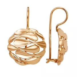Серьги из желтого золота 012112-4000