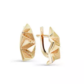 Серьги из желтого золота 2000003