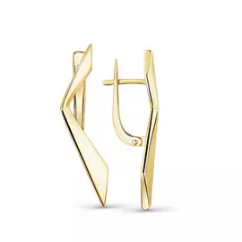 Серьги из желтого золота 2000079