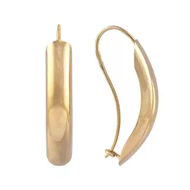 Серьги из желтого золота 72135