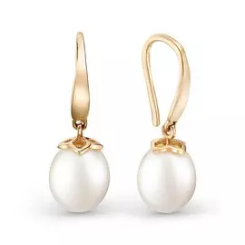 Серьги из желтого золота с жемчугом 32520Y1