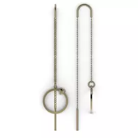 Серьги из золота 016372-1000