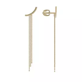 Серьги из золота 019182-1000