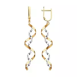 Серьги из золота 021182