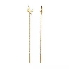 Серьги из золота 027119