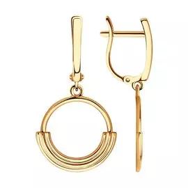 Серьги из золота 029523