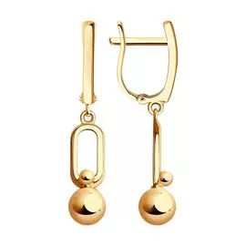 Серьги из золота 029592
