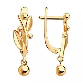 Серьги из золота 51-121-01443-1