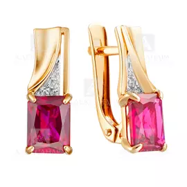 Серьги из золота кл3620а-73