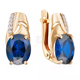 Серьги из золота кл3673а-78