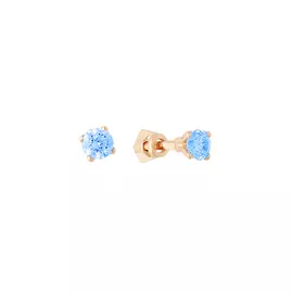 Серьги из золота с фианитом 73167